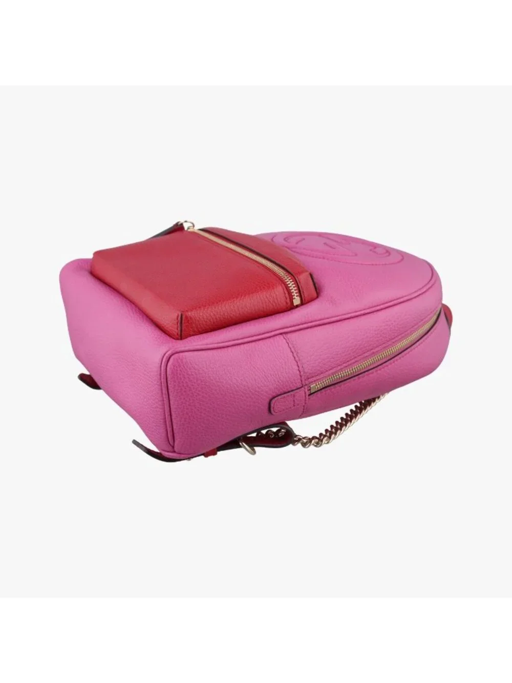 Gucci Soho Rose Red Leather Backpack